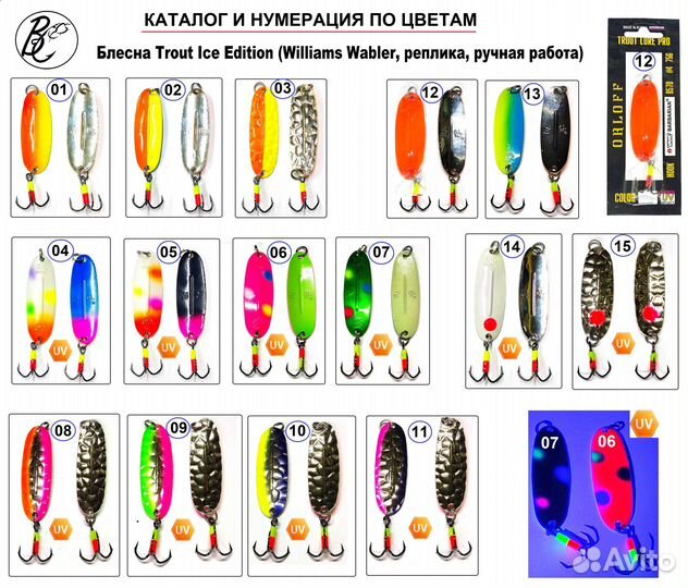 Блесна на форель аналог вильямс 7гр. ручная работа