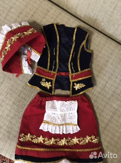 Новогодний костюм красная шапочка, 104-110