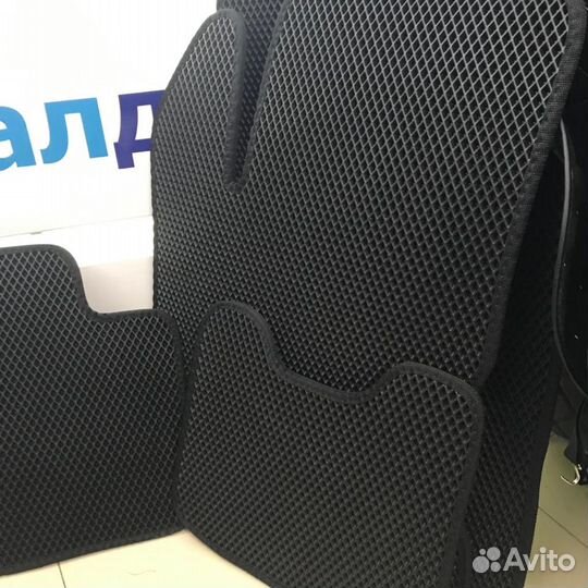 Коврики ева eva эва Rio/Solaris 17+ чёрный кант