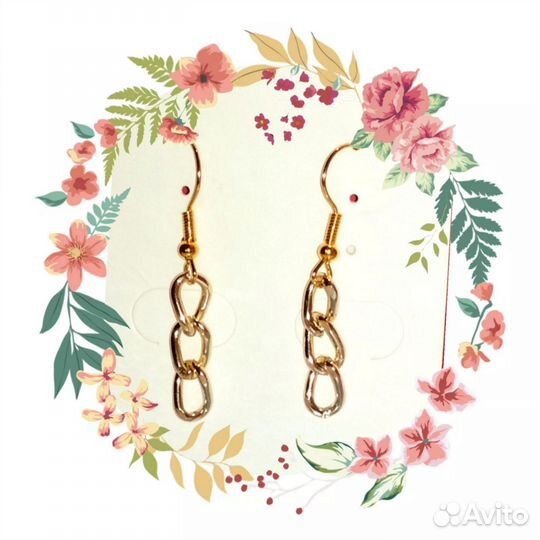 Серьги бижутерия