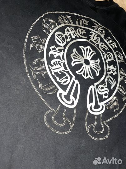 Chrome hearts футболка оверсайз