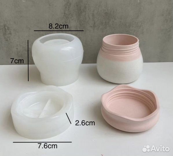 Силиконовая форма для эпоксидной смолы и гипса