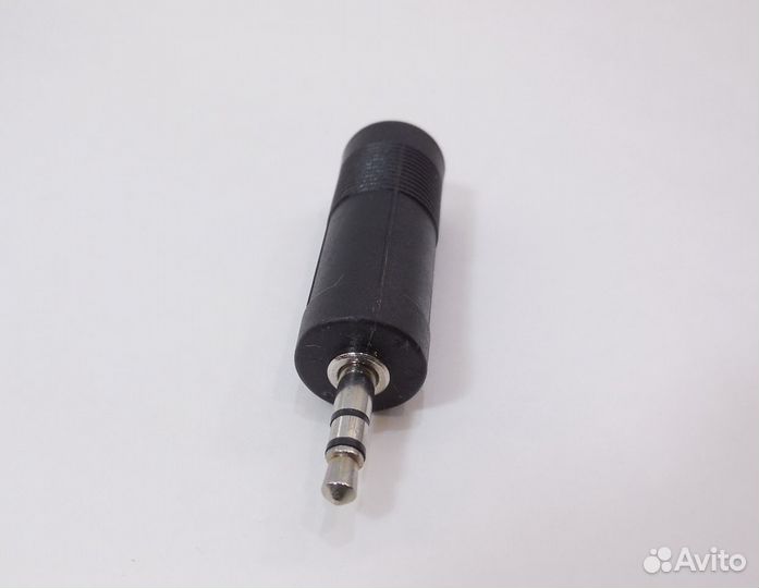 Адаптер переходник jack с 6.3 mm на 3.5 mm. Стерео