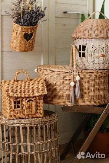 Плетённые изделия из бумажной лозы