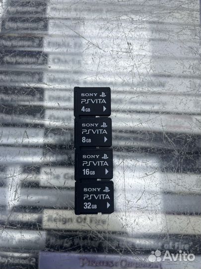 Оригинальные карты памяти PS Vita 4 8 16