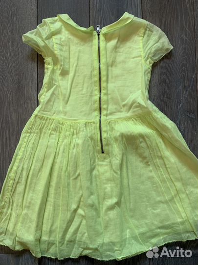 Burberry платье лимонное, 5 лет