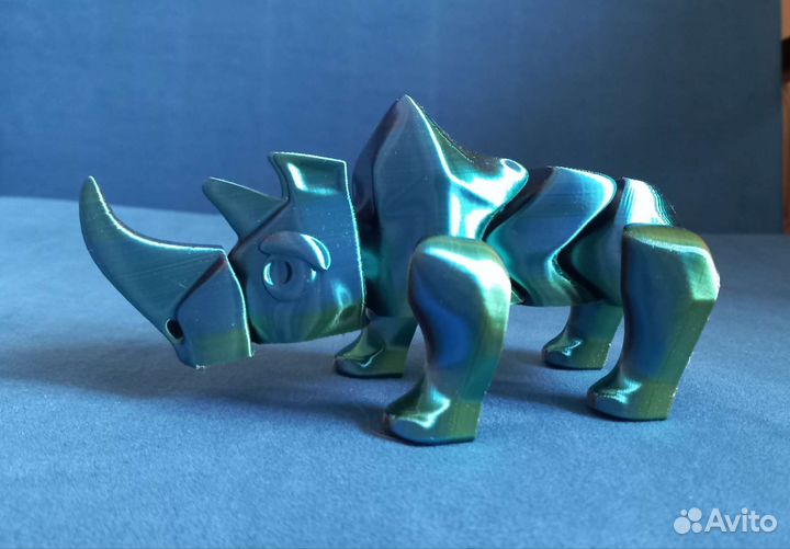 Игрушка-носорог, антистресс