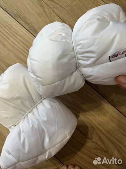 Пинетки зимние для малышей белые