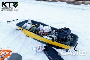 Сани волокуши ктз Экспедишн с жесткой крышкой