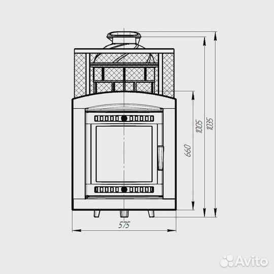 Печь банная «атмосфера XL» сетка нержавейка