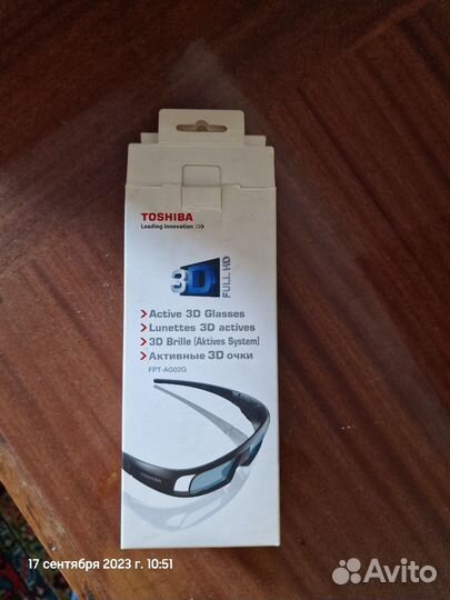Активные 3D очки Toshiba FPT-AG02G