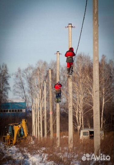 Установка опор лэп выполнение ту