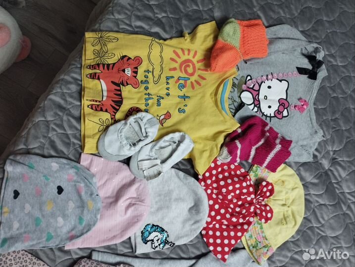 Детские вещи на девочку пакетом 92