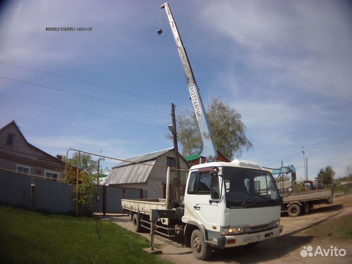 Грузоперевозки борт + кран