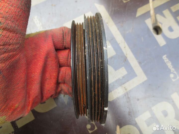 Шкив коленвала Toyota Funcargo 2003г. Allion Yaris