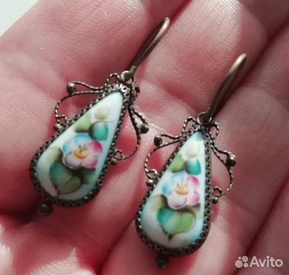 Набор мельхиоровый с эмалью(мнц)