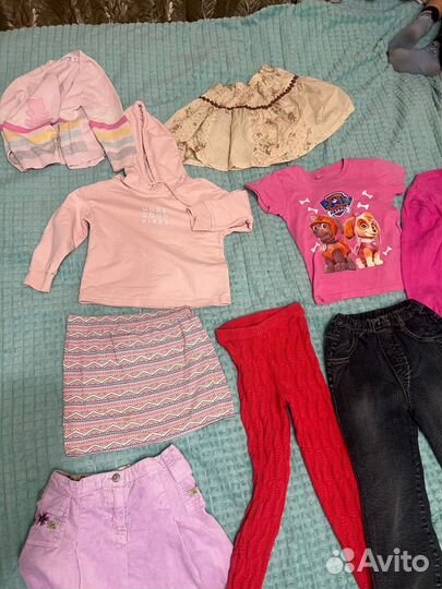 Детские вещи пакетом на девочку 110