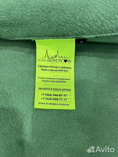 Натуральная шубка оверсайз,изумрудного цвета