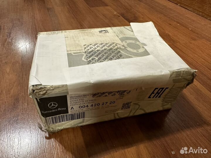 Тормозные колодки sprinter