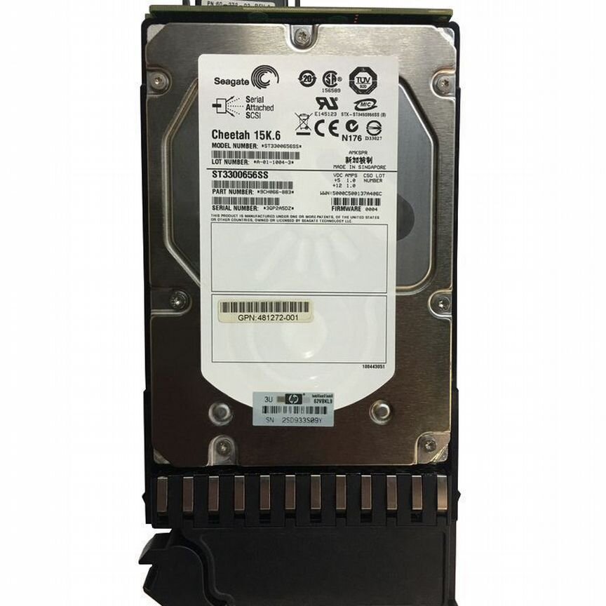 [AJ736A] Жесткий Диск Hp 300gb 480938-001 Msa Sas 3 Aj736a
