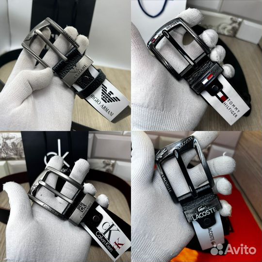 Кожаный ремень мужской Giorgio Armani