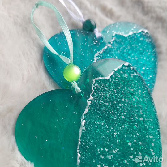 Шикарные ёлочные украшения игрушки ручная работа