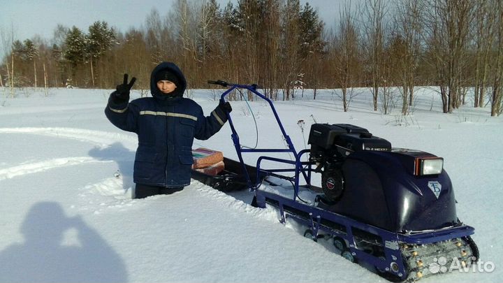 Мотобуксировщик бурлак-М+ модуль