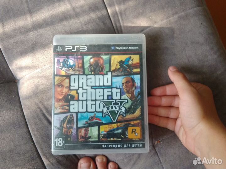 Диск Gta5 на ps3