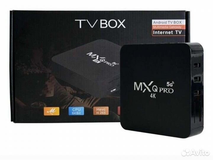 1/8 Gb Android TV приставка MXQ Pro 4K 5G
