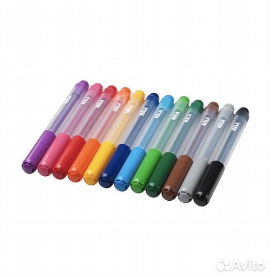 Фломастеры IKEA Мола 12шт