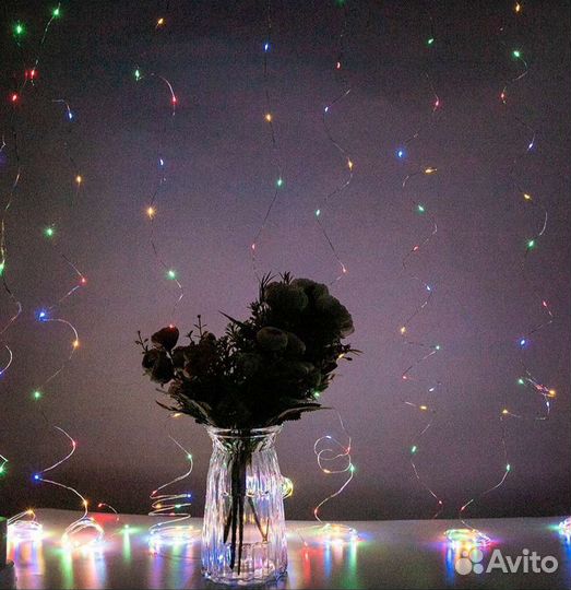 Гирлянда шторка 3х3 с пультом