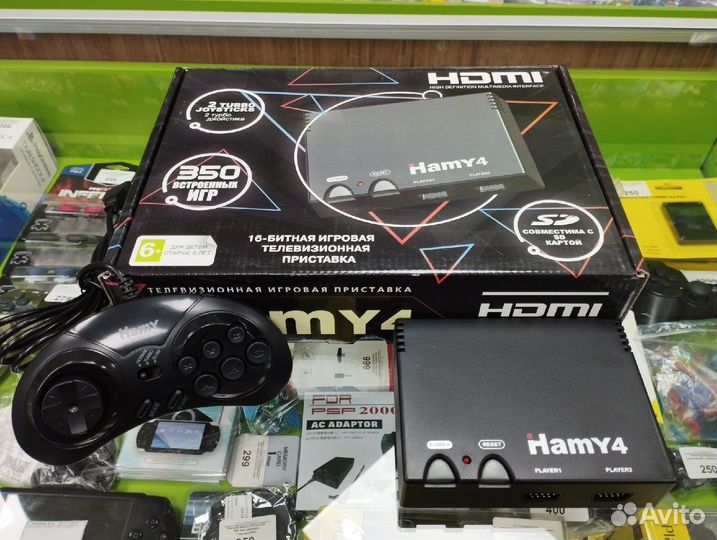 Hamy 4 (350 встроенных игр) hdmi (16 BIT)