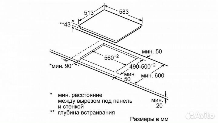 Варочная панель bosch NKN645GA1E