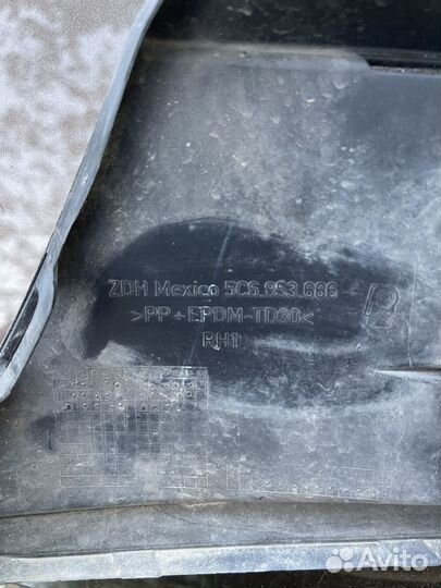 Заглушка птф левая, правая Volkswagen Jetta 6