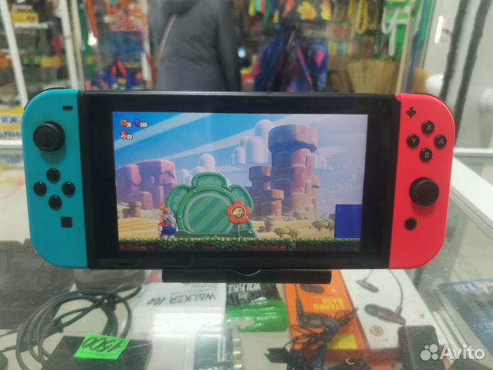 Nintendo switch прошитая+128гб