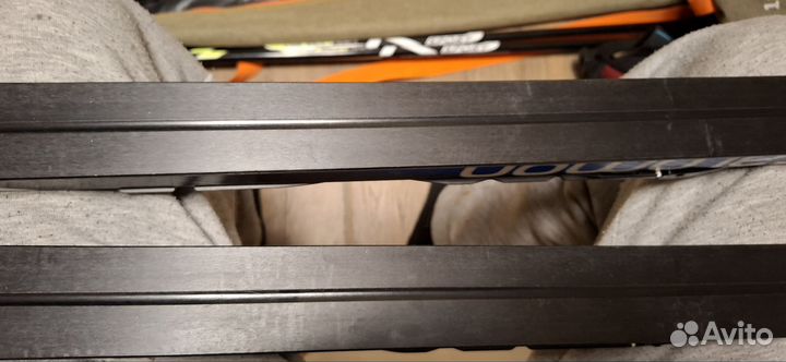 Лыжи salomon, лыжные ботинки fisher, stc палки