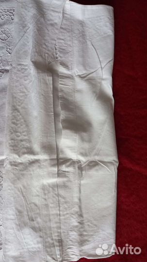 Наволочка с вышивкой ришелье