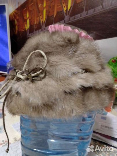 Шапка норковая женская