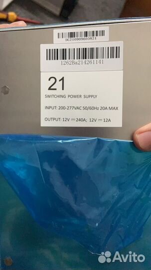 Блок питания whatsminer p21, P5, P221