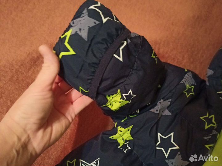 Детский демисезоннный комбинезон для мальчика 80