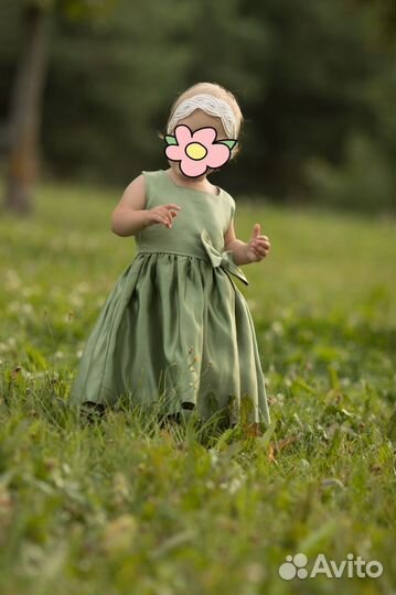 Платье детское нарядное 80-86