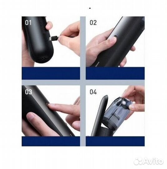 Автомобильный пылесос Baseus A1 Car Vacuum Новый