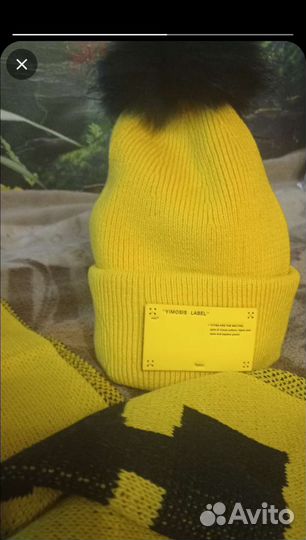 Комплект шарф и шапка италия