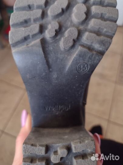 Сапоги р.36 нат.кожа