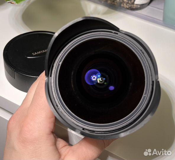 Объектив samyang 12 mm fish-eye