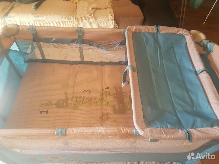 Детская кровать манеж