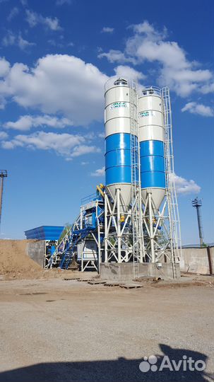 Бетонный завод с адаптацией под площадку