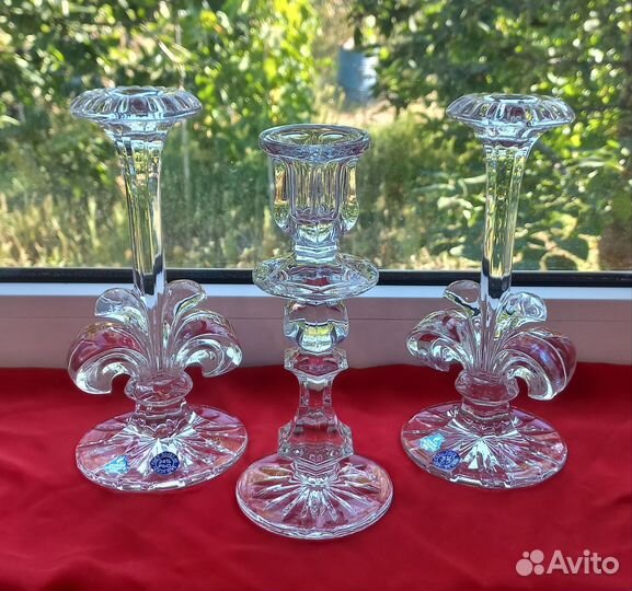Хрустальные подсвечники