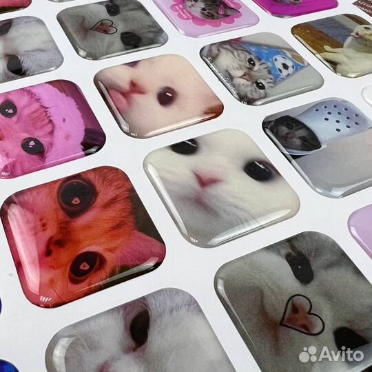 3d стикер объёмный наклейки оптом на телефон