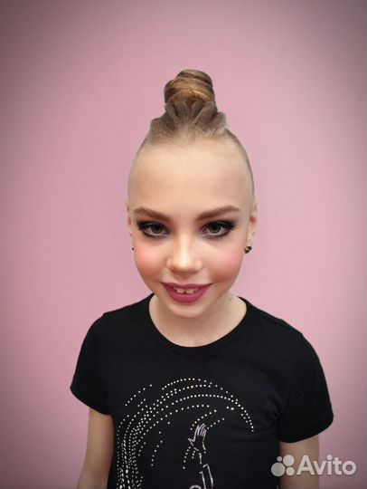 Прически и макияж для художественной гимнастики